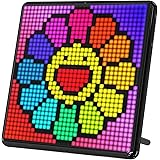 Divoom Pannello lampada a LED, 32 X 32 programmabile, display a LED, decorazione da gioco, funziona con luce LED, design fai 