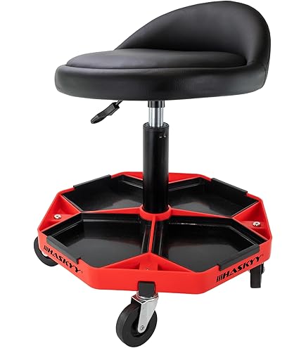 STAHLWERK Tabouret d'atelier réglable en hauteur VWH-300 ST pouvant