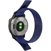 Garmin Fenix 7 Sapphire Solar Kordon Hasır Kumaş UltraFit Nylon Yedek Kayış -parent