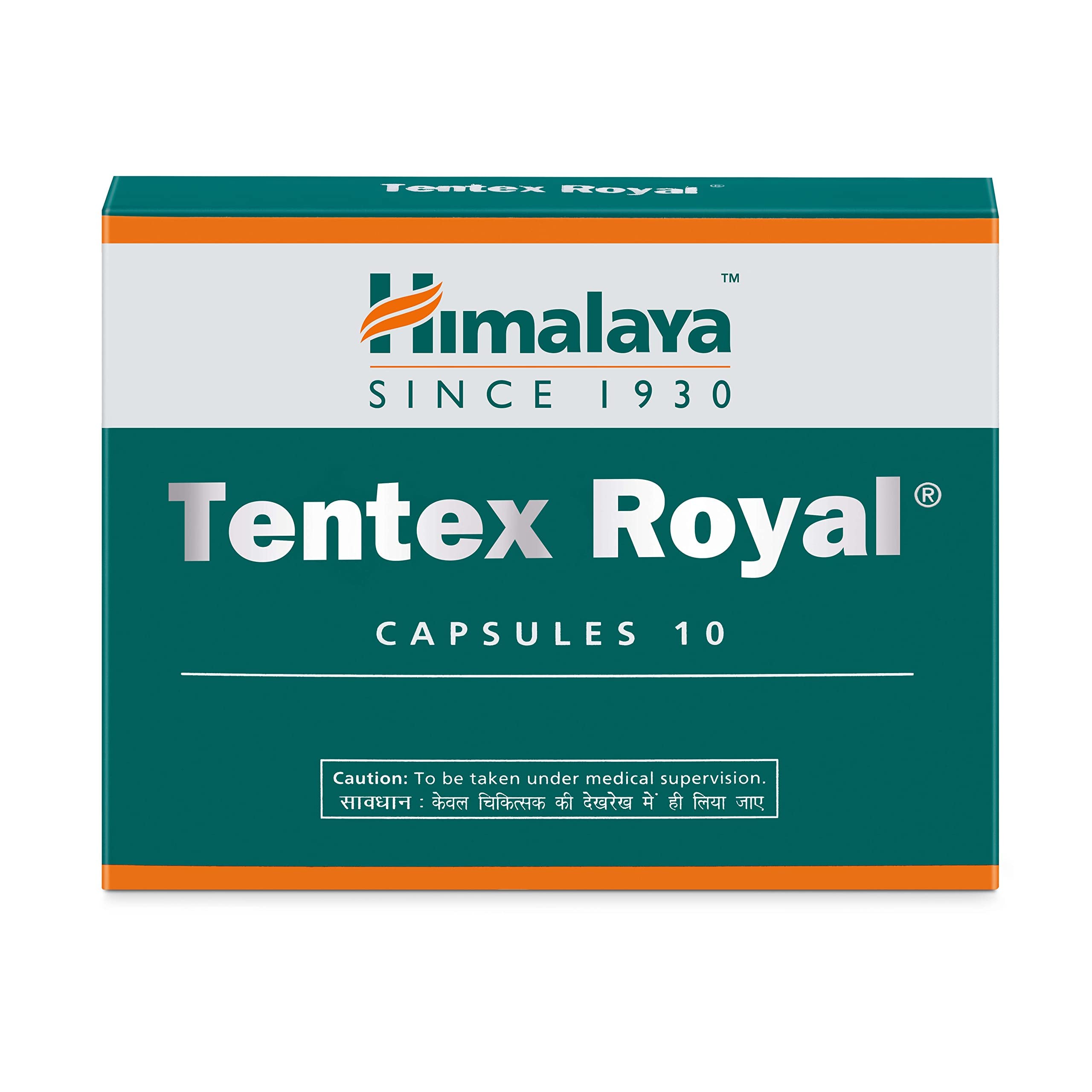 Himalaya Tentex Royal, 10 Capsules |Helps Improve Performance |Increases Energy |Ensures Satisfaction