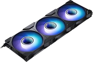 Ventole di raffreddamento ad alte prestazioni Phanteks M25-120 Gen2 Reversed Blade, 3er Pack, 120mm ARGB, telaio ventola unificato a Daisy-Chain, hub Infinity Mirror, connessione a cavo singolo, Nero