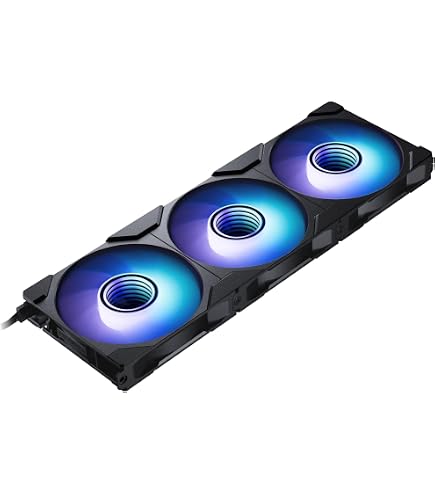 Phanteks T30 PWM 120mm - Pack Da 3 Ventole Per PC Ad Alte Prestazioni - Telaio Da 30mm In LCP - Profili Integrati (Silenzioso/Bilanciato/Prestazioni) - PH-F120T30-BG-3P