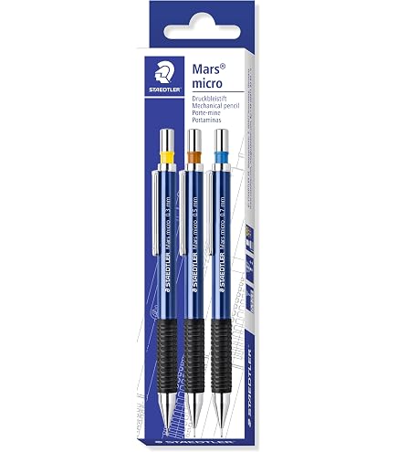 Staedtler Pigment Liner Artist Set: 3 Penne 0.3/0.5/0.7 Mm + Matita 2B, Gomma E Temperamatite