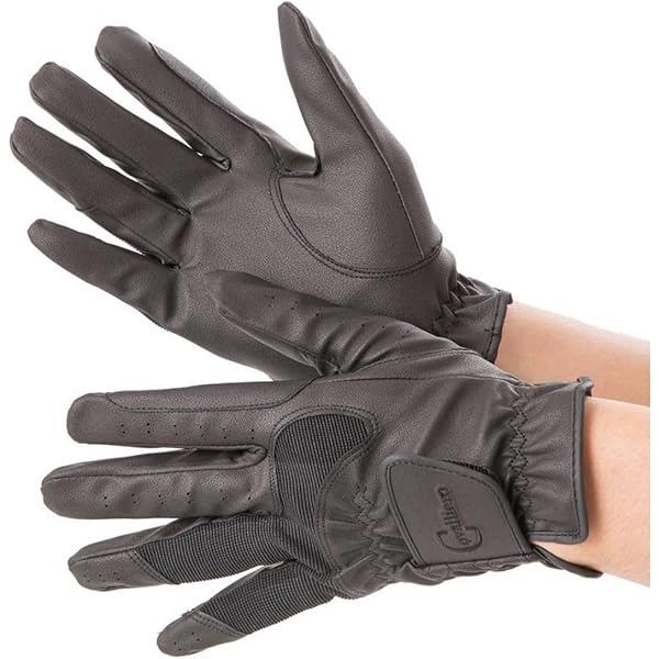 Waldhausen Guanto Da Equitazione Universal - Der Allrounder | Colore Bianco, Taglia S | Unisex In Poliestere | Traspirante E Comodo Per L'Equitazione