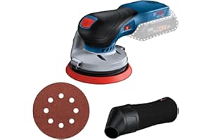 Bosch Professional 18V System Akku Exzenterschleifer GEX 18V-125 (inkl. Schleifteller (125mm), 1x Schleifpapier, Staubbeutel, ohne Akku/Ladegerät)