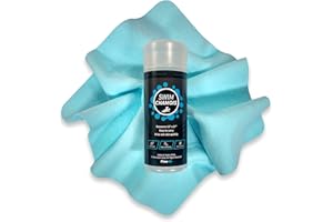FLOW SWIM GEAR Flow Premium Swim Chamois Towel - Quick Dry Off Swimmers Shammy for Swimming, Diving, and Other Water Sports (Premium Aquamarine)