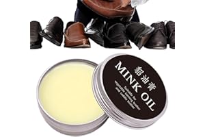 Buerfu Leather Care Balm,Mink Oil Leather Conditioning Cream | Restoring and Refurbishing Conditioning Cream for Bags, Leather Furniture, Shoes, Car Seats