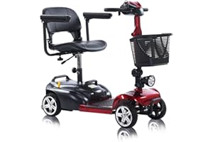 Broobey 4-Rad-Mobilitätsroller, elektrisch betriebene mobile Roller - Power Luxus-Reiseroller für Erwachsene, ältere Menschen - Tragfähigkeit 150kg