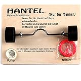 Cera & Toys® Hantel *Nur für Männer!*