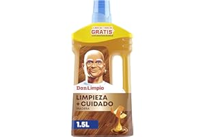 Don Limpio Madera Friegasuelos Líquido 1.5 l Con Aceite De Cáscara De Naranja PH Seguro En Suelos De Madera
