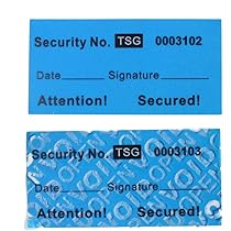 100% Total Transfer Tamper Evident Labels Security Warranty Void Stickers Red Large 35120 Mm Triple Serial Numbers Seal Sticker I3473854722