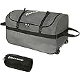 Rock Cloud Foldable Wheeled Duffel Bag with Wheels 85L Rolling Duffle Bag Packable 26 inch for Travel Sports Camping(Grey)
