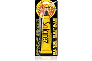 Solarez UV Cure Air Travel Safe Polyester Surfboard Ding Repair Kit (1 oz)- Safe Non-Hazmat Formula, Dry in Under 3 Minutes! Includes 60/240 Grit Sand Pad, Sun Cures 100% Made in USA! (1 oz)