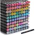 100/120/168 arqueurs de couleurs doubles pointes arqueurs d'art peranents stylo surligneur arqueurs de croquis pour peinture croquis retour à l'école de 2026 ? GBP £36 100/120/168 arqueurs de couleurs doubles pointes arqueurs d'art peranents stylo surligneur arqueurs de croquis pour peinture croquis retour à l'école de 2026 ? GBP £36