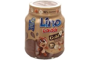 Lino Lada GOLD Brotaufstrich mit 16% gehackten Haselnüssen 350g Glas, Podravka, Lino