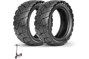 VOLOHAS 9x3.0-5.5 Pneumatici Senza Camera d'Aria per Monopattino Elettrico Kukirin G2 Pro, Pneumatici Fuoristrada da 9 Pollici Anteriori/Posteriori Resistenti all'Usura, Ruote di Scorta (2 Pezzi)