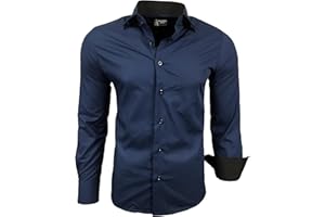 Subliminal Mode Camisa de Vestir para Hombre