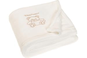 Playshoes Coperta in Pile, Beige, Bambino 75 x 100 cm