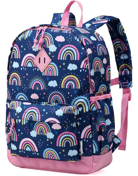 VASCHY 11.5L Lightweight Backpack For Boys Girls Water Resistant Backpack With Reflective Chest Strap Elastic Bottle Pockets Nursery, Unicorn With Sequins, Daypack Backpack - View #12