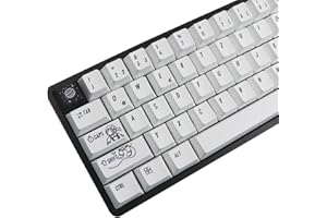 ‎JSJT JSJT PBT Keycaps 138 Keys German Keycaps Space Theme Dye Sublimation Custom Keycap Set Cherry Profile Keycaps for Cherry MX Switch Mechanical Keyboards