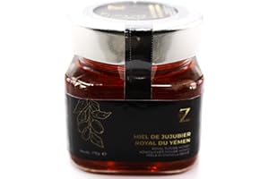 ZAYTI Miele di giuggiolo reale dello Yemen 175 g, un miele Raro e unico - 100% naturale, senza conservanti.