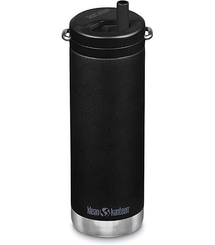 Klean Kanteen TKWide 20oz Vacuum Flask Thermos Flask with Lid Sea