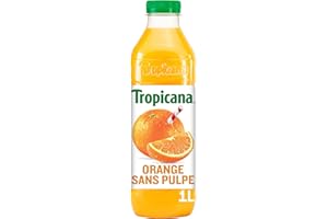 Tropicana Pur Jus d’Orange Sans Pulpe 1L