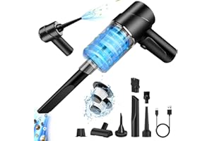 ‎ZABATOCO Zabatoco Handstaubsauger Kabellos 7000PA Akkusauger mit Zubehör Auto Staubsauger, HEPA-Filterung Leichter Handstaubsauger mit Typ-C-Aufladung für Auto,Küche und Büro Schwarz