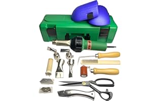 CAIJTE Professionelle 1600 W Dach TPO PVC Heißluftbrenner Überlappungsluftschweißpistole Schweißpistole Werkzeug Heißluftpistole