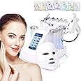 KLJJQAQ Hydrogen Oxygen Facial Machine, 8 in 1 Multifunctional Vacuum Face Cleaning Hydro Water Oxygen Jet Peel Machine Hydro-Dermabrasion Facial Sprayer Ideal for Home Esthetician