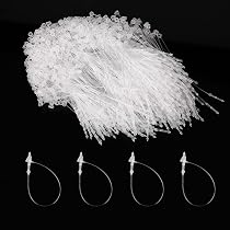 QUARKZMAN Etichette Prezzo per Appendere con Etichetta Scrivibile, 2 x 1,4 Etichettatura Bianca per Abbigliamento Prezzi Fatti Casa con Cordino Nylon Set 100 Set