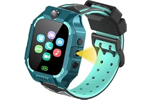 N3 ZELEK Smartwatch New Kids Smart Watch Waterproof Wristwatch Smart Phone Children Tracking Kids Smart Watch with Camera SOS Call Alarm Clock Color Touch Screen Voice Chat for Children