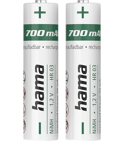 HQ ACCU-T0367 Batteria Ricaricabile NiMH 2,4V 300mAh Per Telefono DECT Philips Xalio 200 - Colore Verde - 2