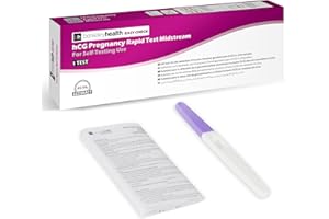 Berkeley Health Prueba de Embarazo hCG (Formato Midstream) - Fácil de Usar, Rápido y con un 99.9% de Precisión - 1 Unidad