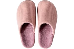 Anmerl Chaussons d'intérieur pour Femmes et Hommes, Pantoufles Maison Décontractées, Antidérapantes, Courtes et Chaudes en Peluche