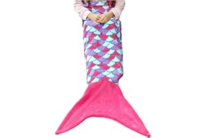 SYNYEY London Europe Original Comfy Tail - Mermaid Blanket - Pink Kids