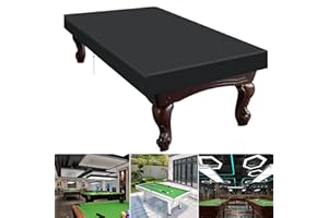 MZSX Funda de mesa de billar de 7 pies, cubierta impermeable a prueba de desgarros para mesa de billar, cubierta de tela Oxford, protección solar a prueba de polvo, protección contra la lluvia y el