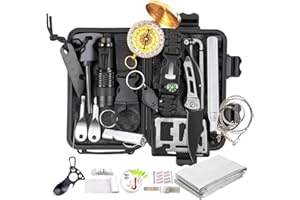 ALTIMOD Emergency Survival Kit,all-in-one, Essential First Aid Gear, Tools, Gadgets for Adventure, Hunting, Hiking, Camping, and Bushcraft Equipment