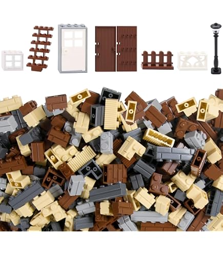 CMC Imports – 10x Zaun-Klemmbausteine (Braun) Für Gartenzaun & Modellbau