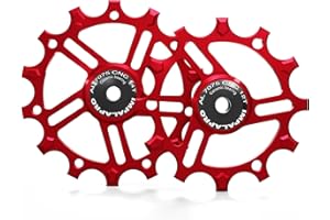 IMPALAPRO - Lot de 2 Galets de Dérailleur Céramique 12T-14T en Aluminium CNC 7075 pour 9-12V