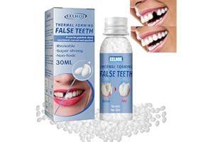 UJOOGBU Temporary Tooth Filling,Tooth Filling Repair Kit,Tooth Repair Kit,Filling Kit for Teeth,Temporary Filling Tooth Filler,Tooth Repair Granules,at Home Tooth Filling False Teeth Broken Tooth Repair Kit