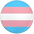 Funky Gifts Transgender Pride Flag 25mm Button Badge