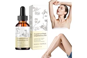 Flintronic Cyperus Rotundus-olja, 60 ml Cyperus Rotundus Oil for Hair Removal, Chypre Oil Body Oils, för att minska tillväxten av kroppshår, återfuktande och närande
