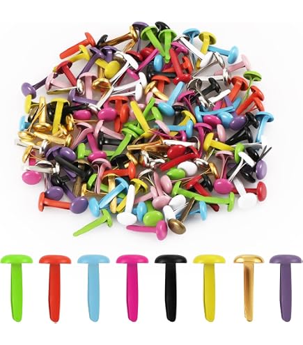 Filing Paper Split Pin Split Pin 500 Pieces s Paper Fasteners Assorted Sizes Round Brass ...