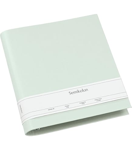 Semikolon Fotokarton 23-fach Gelocht - 20 Blatt Reinweiß Für Foto-Mappen