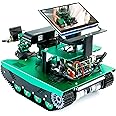 Yahboom Raspberry Pi 4B Professional Robotic Kit with 7" Screen AI ROS Python Robot Car Arm for Adults (with Pi 4B-4G Ver.V)