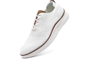 LEZTA Schuhe Herren Anzugschuhe Sneaker Oxfords Business Mesh Stoff Atmungsaktiv Sportschuhe Tennisschuhe Walkingschuhe Komfortabel