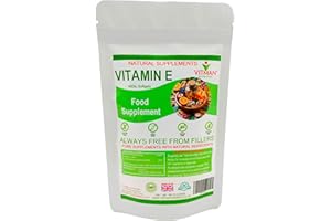 VITMAN NUTRITION Vitamin E 400 IU 90 Softgels, Natural Antioxidant Source, D-Alpha Tocopherol, Anti Ageing, High Potency and Absorption!