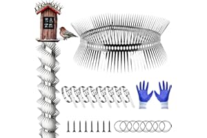 YOUYIKE Odstraszacz kun, 100/200/300 cm, stal nierdzewna, rura spustowa, pas odstraszający kuny, z akcesoriami, odstraszacz kun, pas przeciw kotom, do domu, rynny dachowej, drzewa, można przycinać