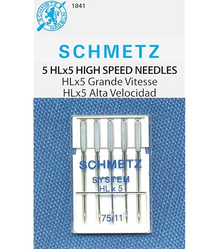 Schmetz Aghi Per Macchina Da Cucire - Assortimento HLx5 Con Infila Ago (Misure 75/11 E 90/14)